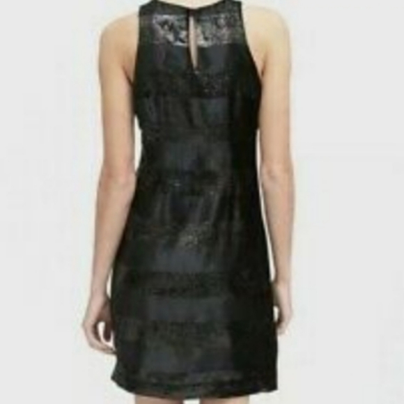 Banana Republic Limited Edition Made in Portugal black striped Cocktail Dress - Picture 11 of 12